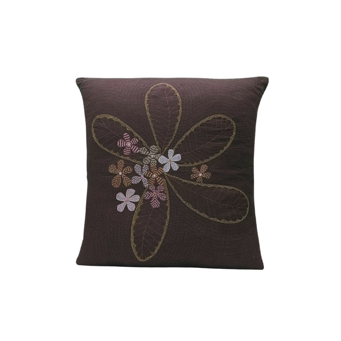 Big Flower Design Cushion Cover