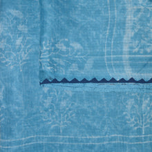 Load image into Gallery viewer, Blue &amp; White Kota Saree
