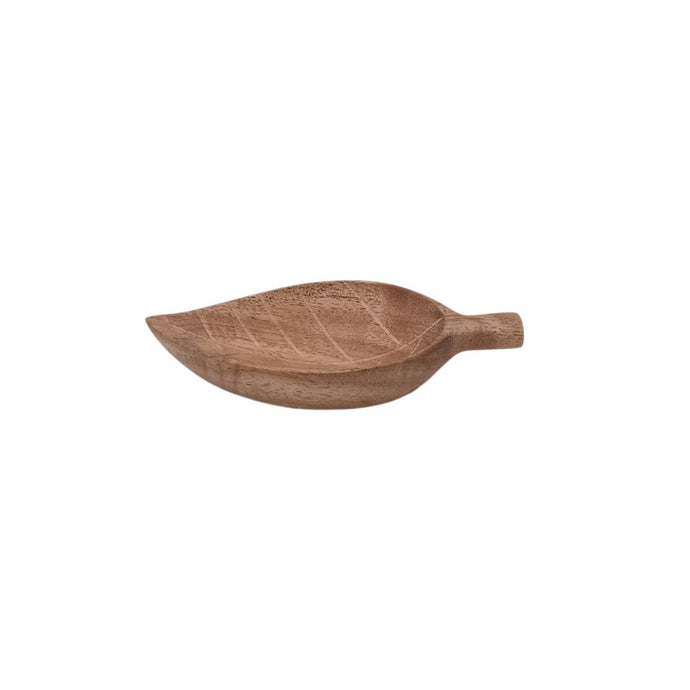 Wooden Small Leaf Platter