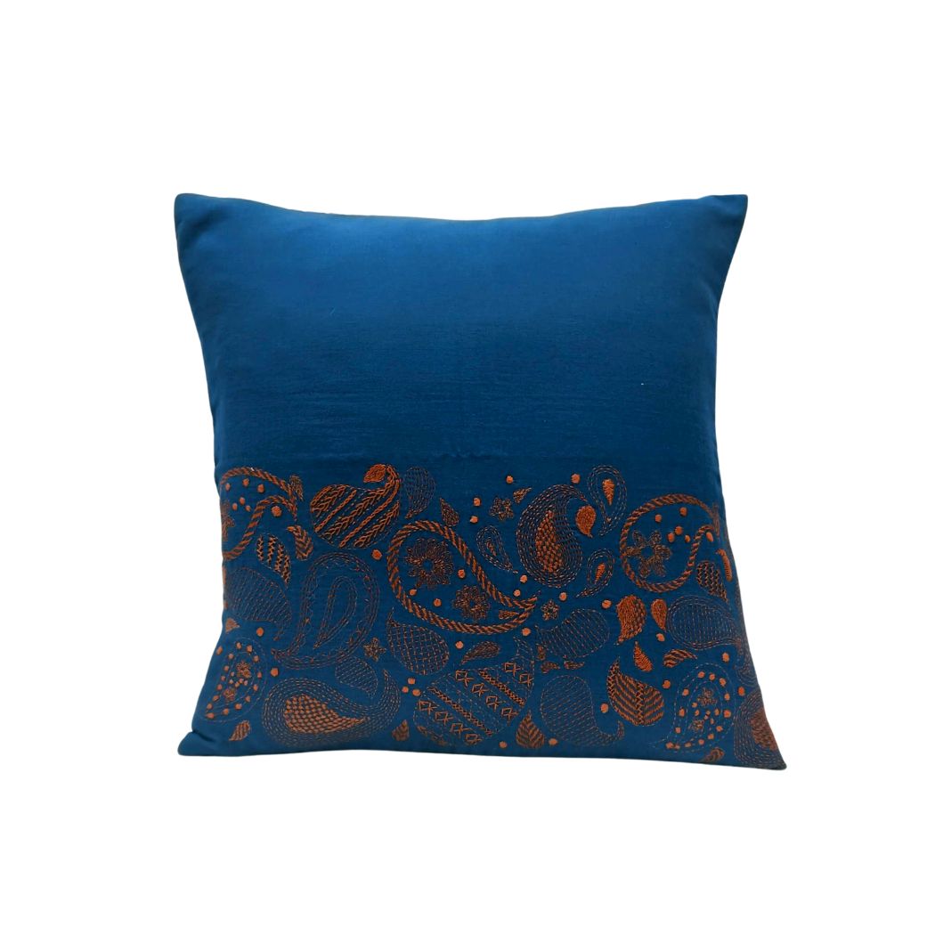 Small Cluster Of Paisley Design Cushion Cover