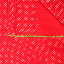 Load image into Gallery viewer, Red With Green Border Kota Saree
