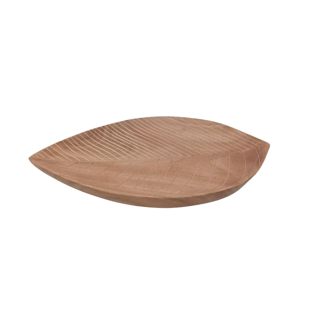 Wooden Serving Leaf Platter