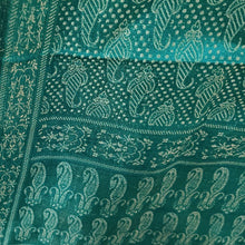 Load image into Gallery viewer, Sea Green Handwoven Banarasi Silk Stole
