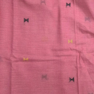 Pink Jamdani Buti Fabric