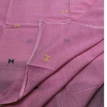 Load image into Gallery viewer, Pink Jamdani Buti Fabric
