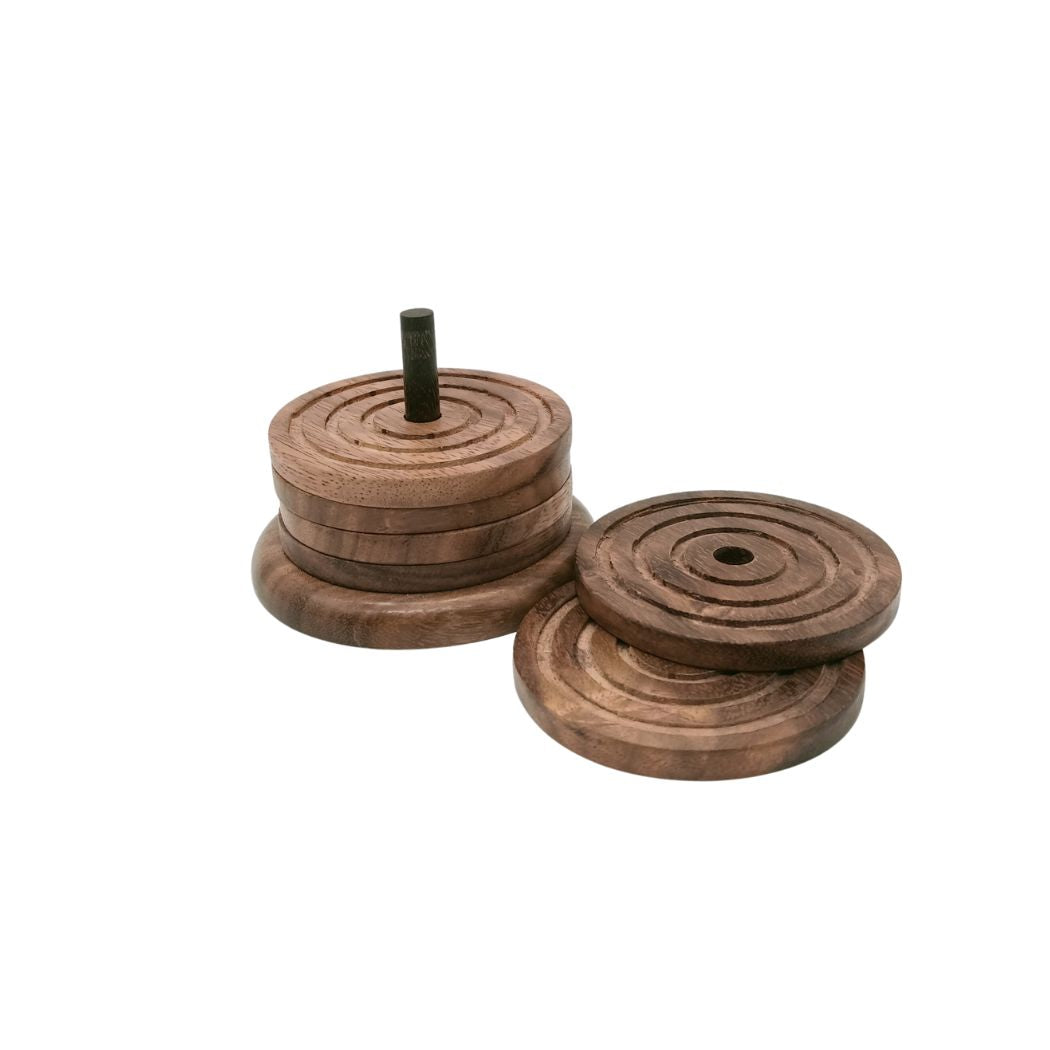 Wooden Coaster With Holder