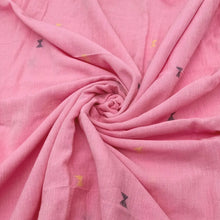 Load image into Gallery viewer, Pink Jamdani Buti Fabric
