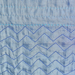 Zig Zag Kantha Embroidery Bedcover