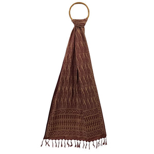 Maroon Benaras Stole