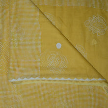 Load image into Gallery viewer, Yellow With White Dots Kota Saree
