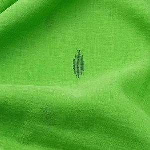 Light Green With Deep Green Jamdani Buti Fabric