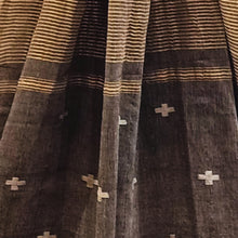 Load image into Gallery viewer, Zari Stripes Jamdani Motif Stole
