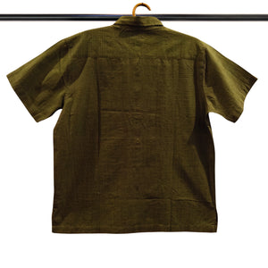 Olive Green Cotton Shirt