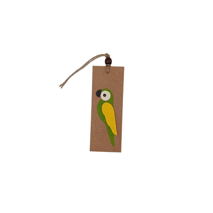 Yellow & Green Bird Design Bookmark
