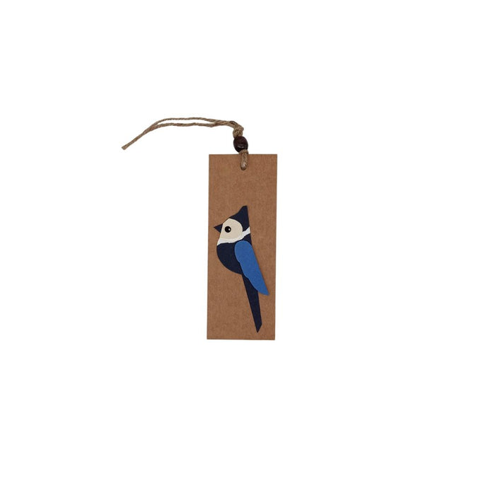 Blue & Black Bird Design Bookmark