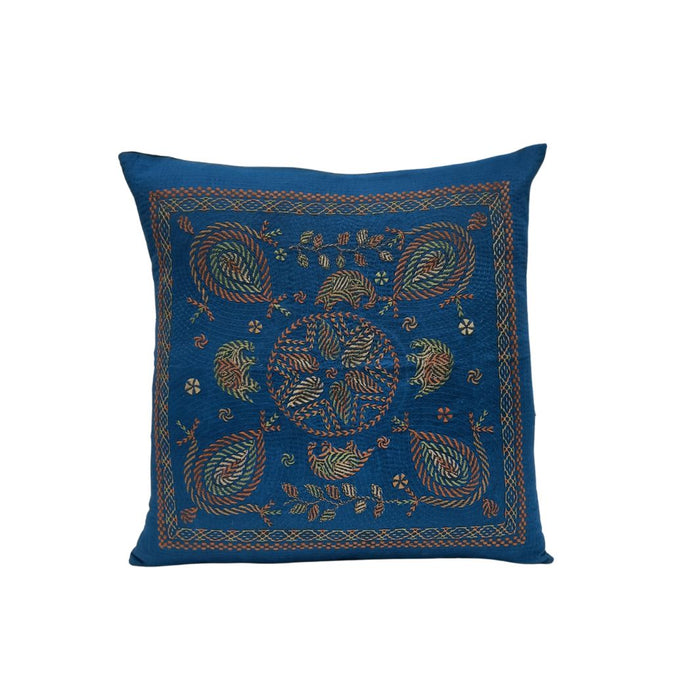 Kalka Elephant Design Cushion Cover