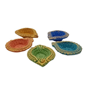Assorted Colour Diyas