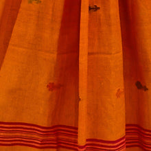 Load image into Gallery viewer, Orange With Multicolour Jamdani Motif Stole
