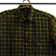 Load image into Gallery viewer, Green With Yellow Checks Shirt
