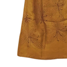 Load image into Gallery viewer, Golden Yellow Kantha Embroidery Stole
