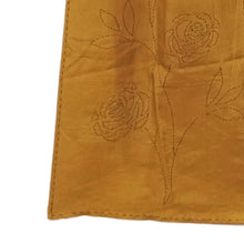 Load image into Gallery viewer, Yellow Kantha Embroidery Stole

