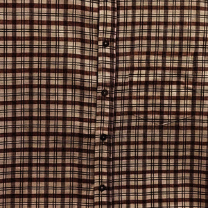 White With Brown Checks Shirt