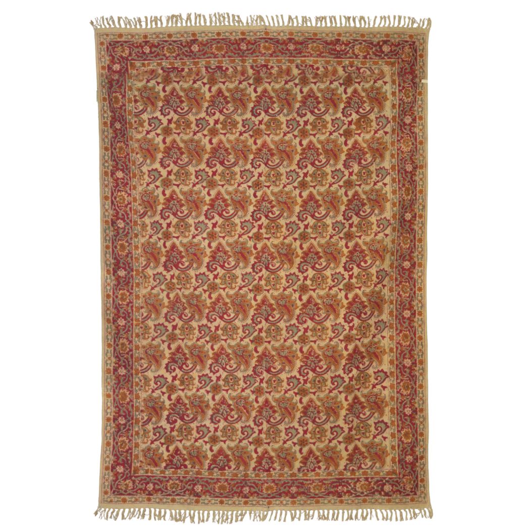 Flower Design Kalamkari Durrie