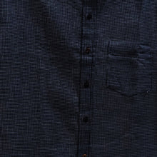 Load image into Gallery viewer, Navy Blue With White Checks Shirt
