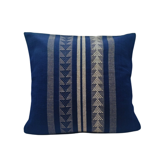 Blue & White Stripes Cushion Cover