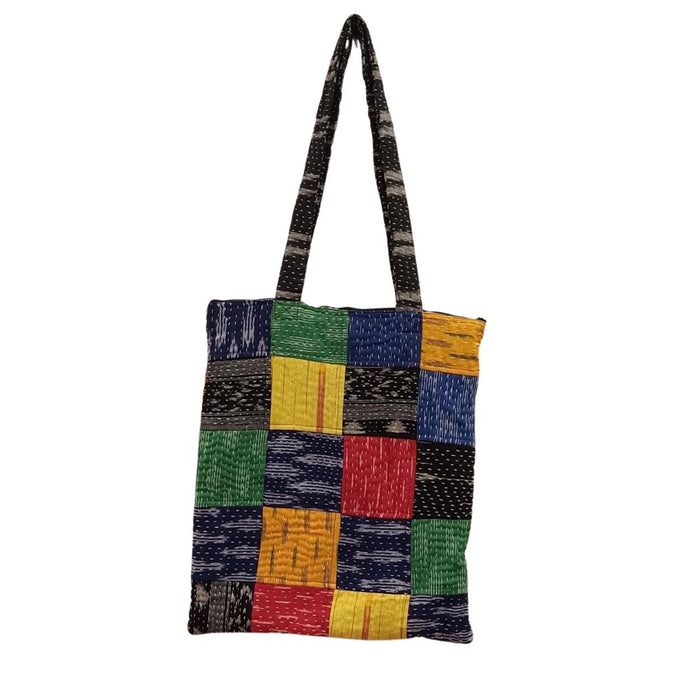 Multicolour Patchwork Shoulder Bag