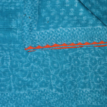 Load image into Gallery viewer, Blue With Rust Border Kota Saree

