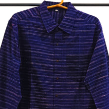 Load image into Gallery viewer, Navy Blue With White Stripes Shirt
