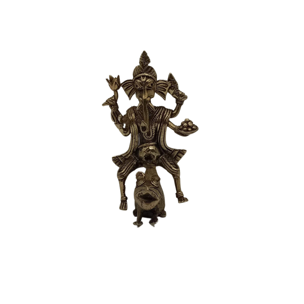 Sitting Ganesh On Rat