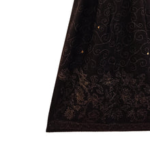 Load image into Gallery viewer, Blue &amp; Black Silk Reversible Stole
