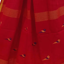 Load image into Gallery viewer, Red With Bird Jamdani Motif Dupatta
