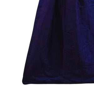 Grey & Navy Blue  Silk Reversible Stole
