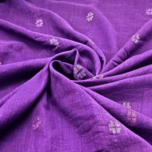 Load image into Gallery viewer, Violet Charm Weave Jamdani Motif Fabric
