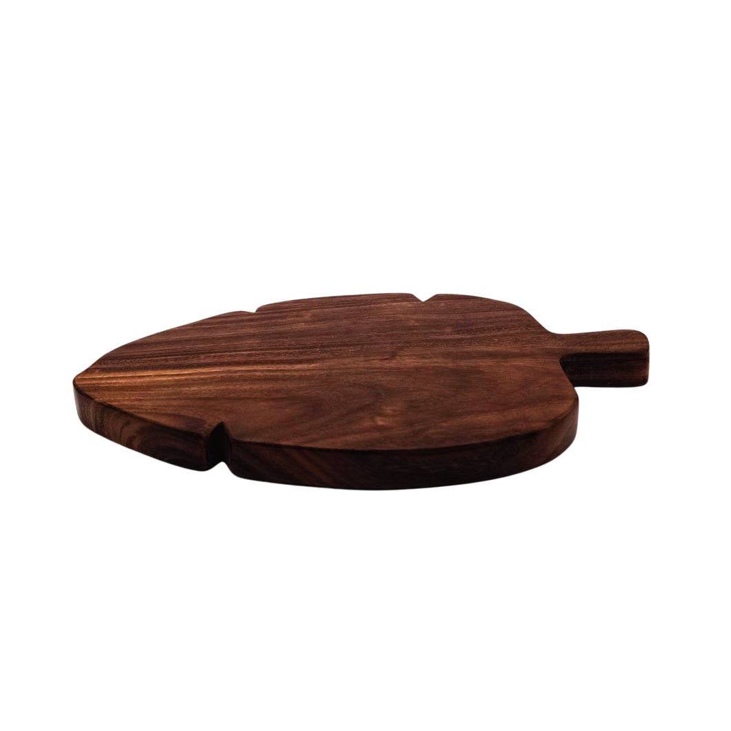 Wooden Fig Leaf Platter