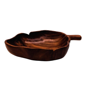 Wooden Leaf Shaped Bowl