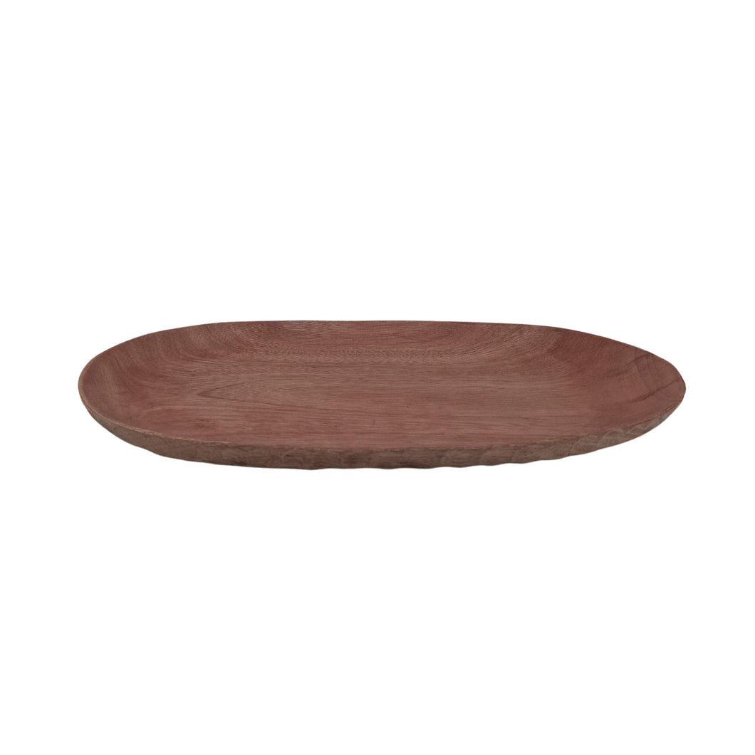 Wooden Oval Shape Tray