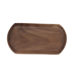 Wooden Round Corner Tray