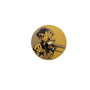 Yellow Rickshaw Design Magnet