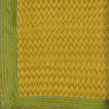 Load image into Gallery viewer, Yellow With Green Border Printed Kota Saree
