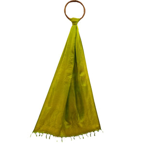 Light Green Coloured Benarasi Silk Stole