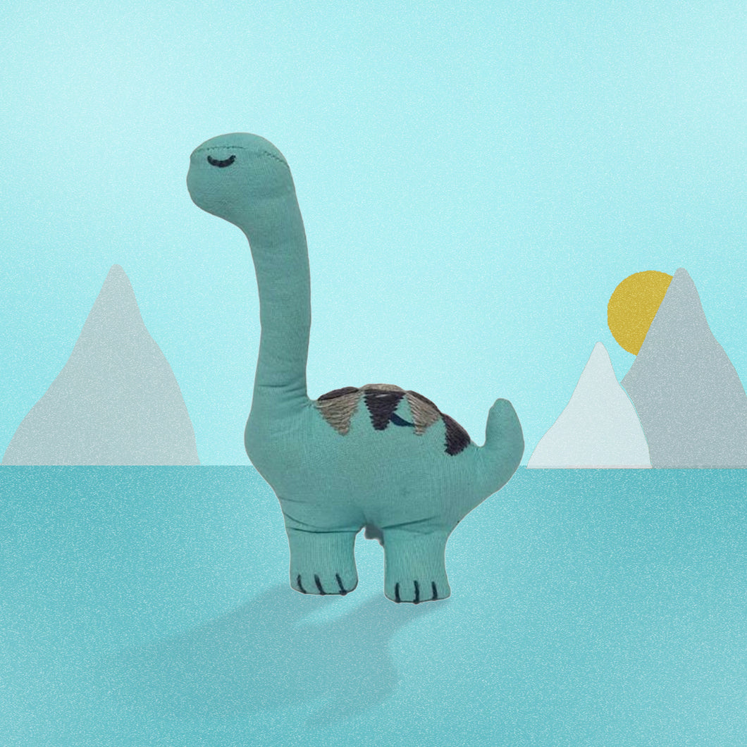 Dinosaur Play Soft Toy Light Blue