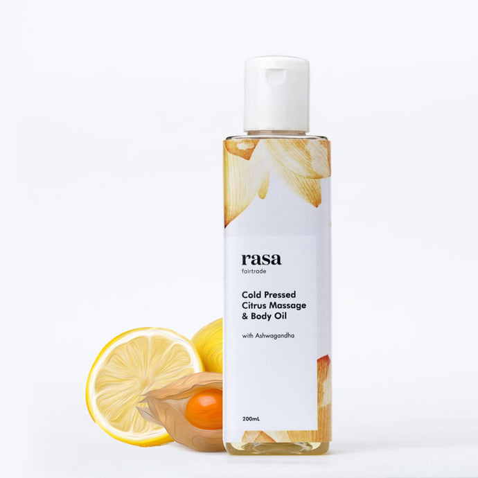 Cold Pressed Citrus Massage & Body Oil