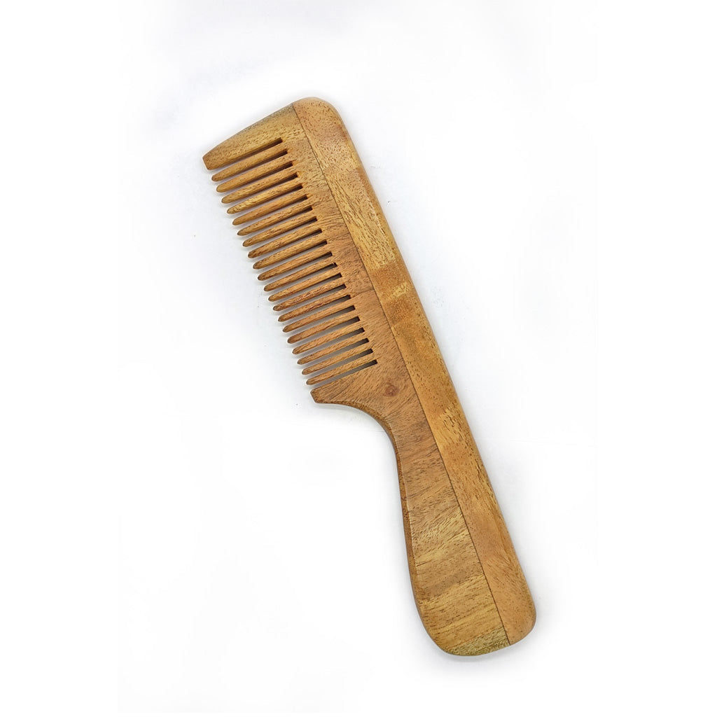 Wooden Comb With Handle