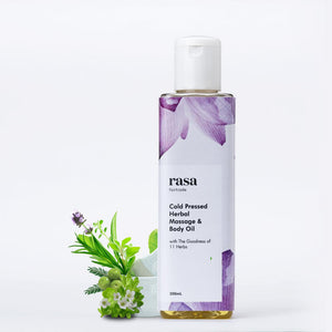Cold Pressed Herbal Massage & Body Oil
