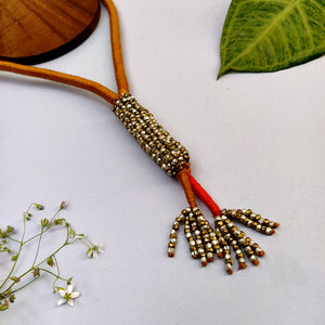 Dual Toned Handmade Dokra Necklace