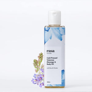 Cold Pressed Tuberose Massage and Body Oil